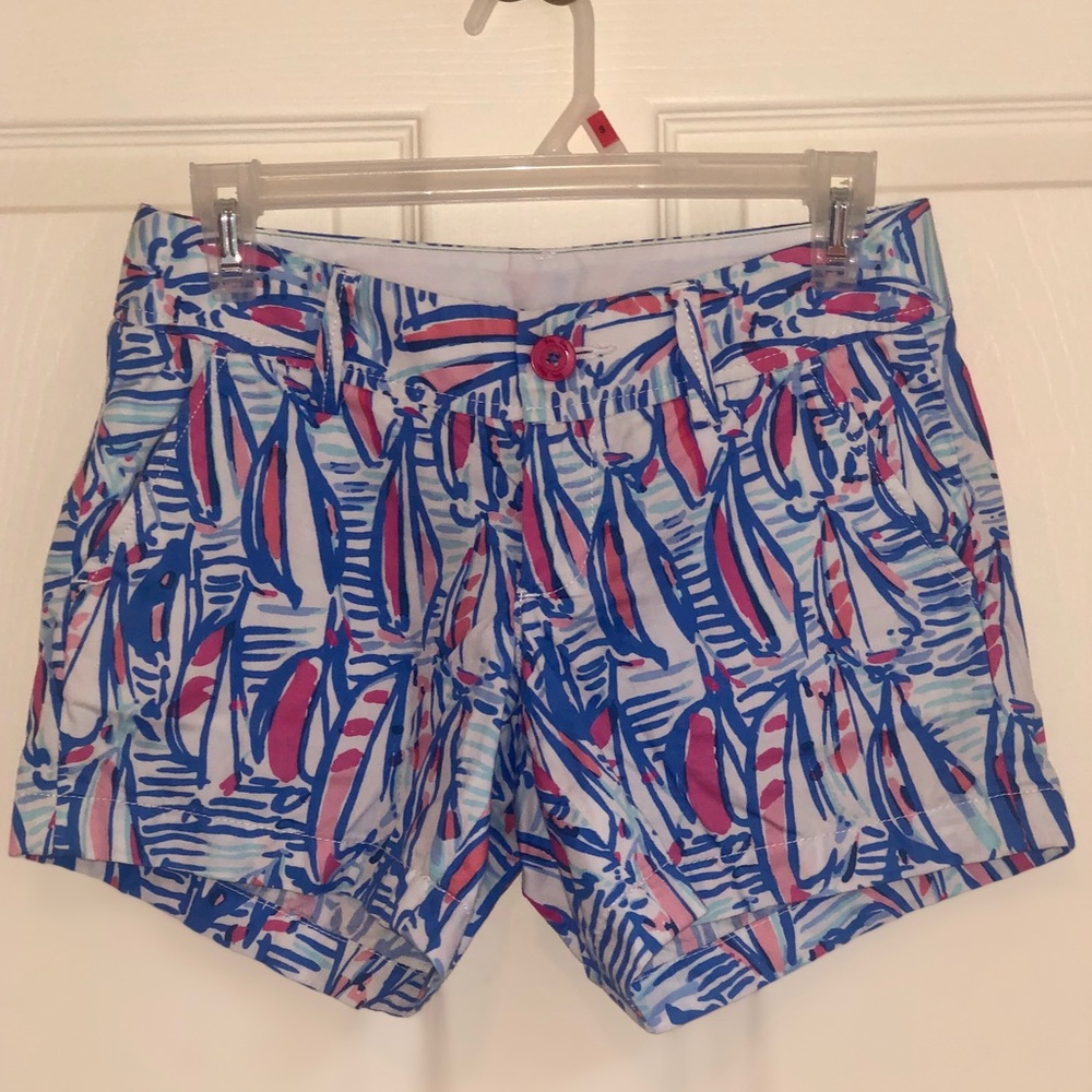 Lilly Pulitzer 00 Callahan Shorts Red Right Return